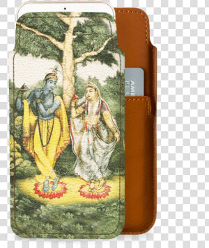 Dailyobjects Indian Mythology Radha Krishna Real Leather   Wallet  HD Png Download