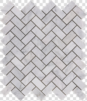 Centurymosaic 1 Inch By 2 Inch Herringbone Marble Mosaic   Mosaic  HD Png Download