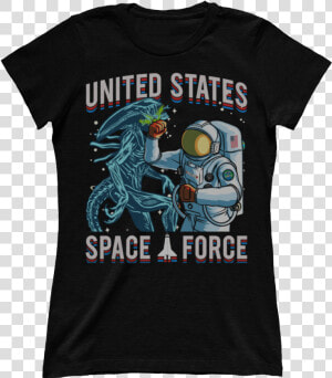 Space Force Punching Alien  HD Png Download