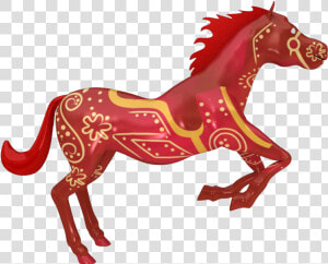 Cartoon Carousel Horses Png  Transparent Png