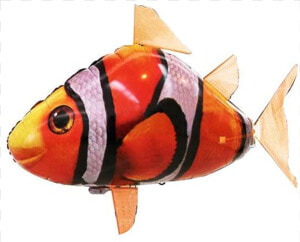 Remote Control Flying Fish Air Shark Clown Fish Class   Flying Balloon Fish Toy In Shopee  HD Png Download