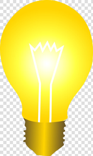 Bright Yellow Idea Light Bulb Hd Photos Clipart   Bright Yellow Light Bulb  HD Png Download