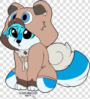  ych Commission  Frosty Rockruff Hoodie   Cartoon  HD Png Download