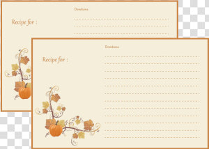 Recipe Card Png  Transparent Png