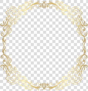 Frame Gold Filigree Border  HD Png Download