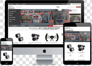 Tom S Bronco Parts Website Design   Imac 21 5 Inch Computer  HD Png Download