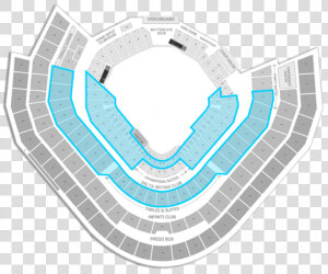 Suntrust Park Seating Chart With Rows  HD Png Download