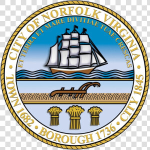 Seal Of Norfolk  Virginia   City Of Norfolk Seal  HD Png Download