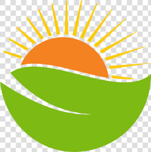 Transparent Sun Vector Png   Grass And Sun Logo  Png Download