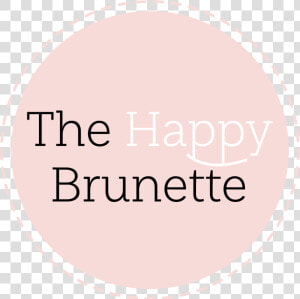 The Happy Brunette   Etiqueta En Forma De Flor  HD Png Download