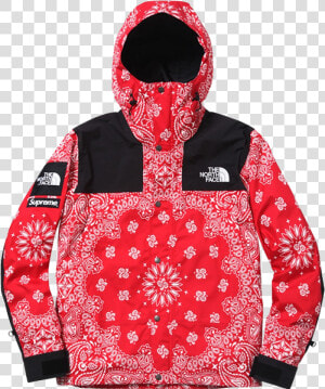 Supreme X North Face Red Bandana  HD Png Download