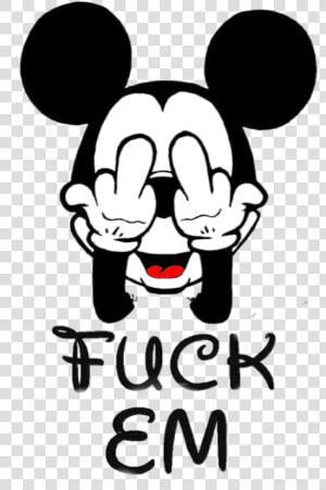 Mickey Mouse Swearing Drawing  HD Png Download