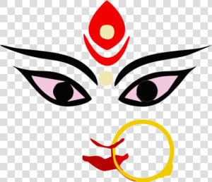 Beautiful Durga Clip Art   Maa Durga Face Png  Transparent Png