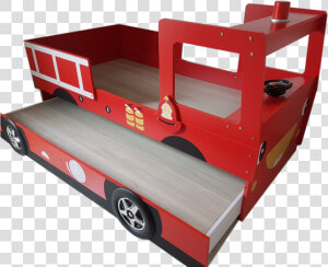 Fire Truck Bed With Pull Out Bed  HD Png Download