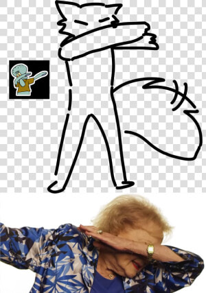 Betty White Dabbing   Png Download   Had You By Accident Meme  Transparent Png