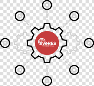 This Is A Liveres Cog Icon   Gear With Dollar Sign  HD Png Download