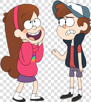 Gravity Falls Clipart   Mabel Dipper And Bill  HD Png Download