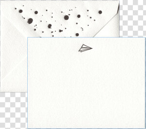 Paper Airplane Letterpress Social Stationery   Envelope  HD Png Download