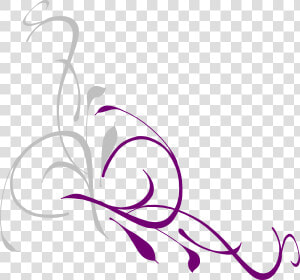 Vector Floral Pink Png   Teal And Purple Swirls  Transparent Png