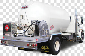 Propane bobtail   Trailer Truck  HD Png Download