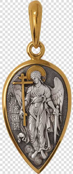 Russian Orthodox Silver Icon Medal Pendant Guardian   Locket  HD Png Download