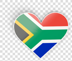 Download Flag Icon Of South Africa At Png Format   Transparent South Africa Flag Heart  Png Download