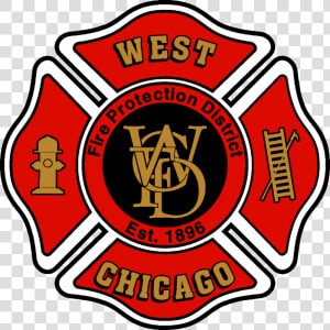 West Chicago Fire Department Logo  HD Png Download