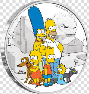 Transparent Simpsons Donut Png   Simpsons Coins Perth Mint  Png Download