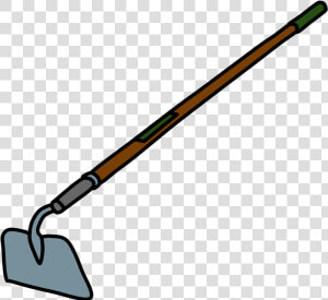 Hoe  Garden  Green   Garden Tool  HD Png Download