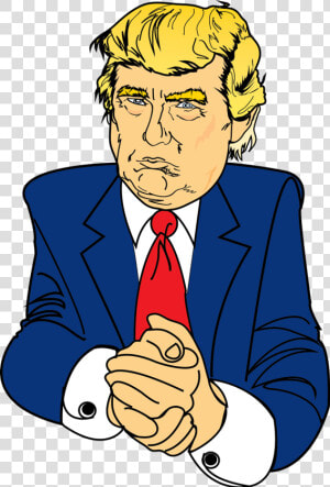 Trump Cartoon Png   Donald Trump Cartoon Clear  Transparent Png