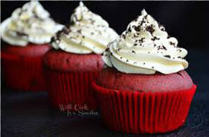 Red Velvet Cupcake   Red Velvet Cupcakes With Oreo  HD Png Download