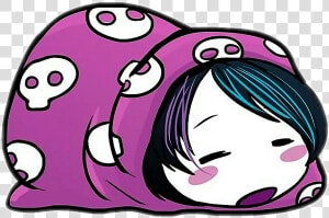  sleep  girl   Sleeping Girl Sticker Png  Transparent Png