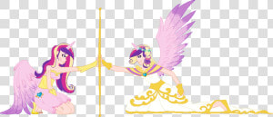 Princess Cadance Pony Vertebrate Cartoon Horse Like   Anime Girl Magic Base  HD Png Download