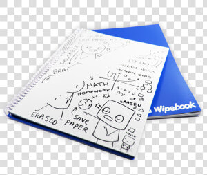 Wipebook Notebook   Sketch Pad  HD Png Download