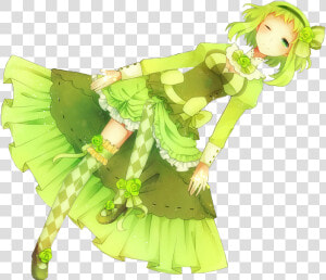 1ab093ab1195   Vocaloid Gumi Green  HD Png Download