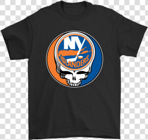 Nhl Team New York Islanders X Grateful Dead Logo Band   Childrens T Shirt  HD Png Download