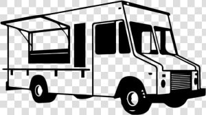 Food Truck   Smokin   Clip Art Food Truck Outline  HD Png Download