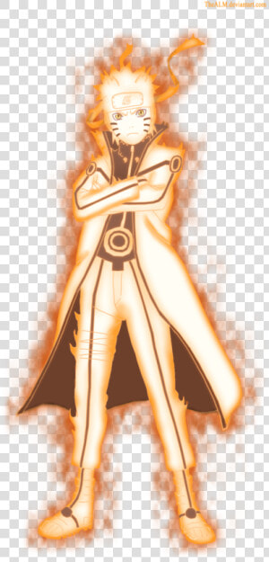 Naruto Nine Tails Chakra Mode Png  Transparent Png