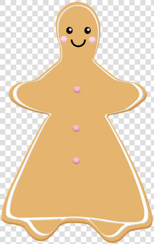 The Gingerbread Man  Material  Fondant Cookies   Illustration  HD Png Download