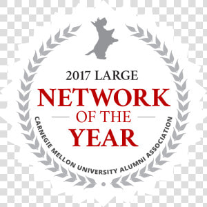 2017 Large Network Of The Year Badge   Label  HD Png Download