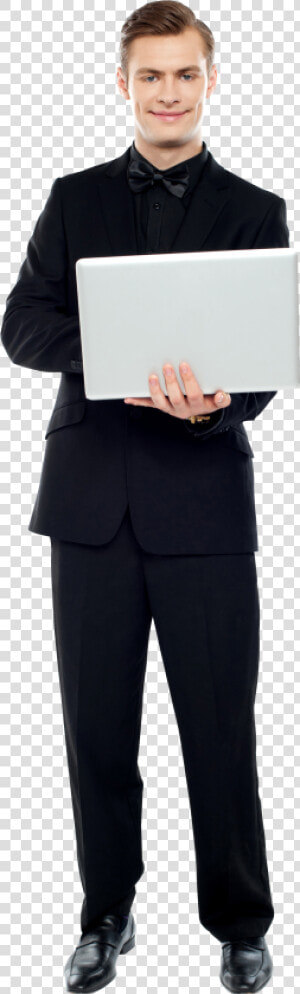 Men With Laptop   Men Use Laptop Png  Transparent Png