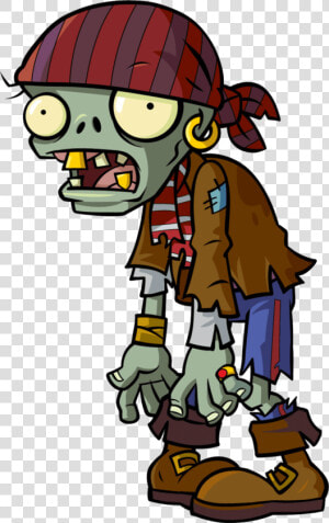 Mental Diseases   Zombie   Zombies   Zonbi   Viruses   Plants Vs Zombies 2 Buckethead Pirate  HD Png Download