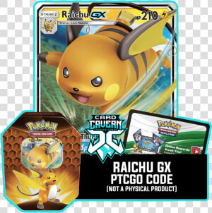 Pokemon Hidden Fates Raichu Gx  HD Png Download