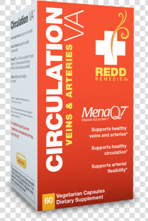 Redd Remedies Circulation Va 60 Caps   Redd Remedies At Ease  HD Png Download