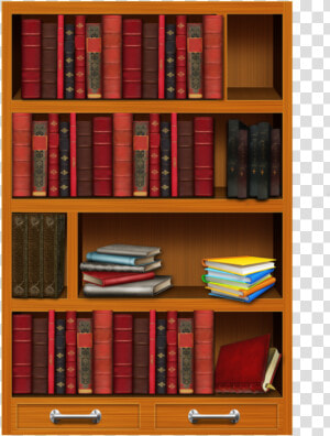 Bookshelf Png  Transparent Png