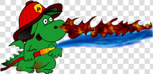 Dragon Putting Out Fire  HD Png Download