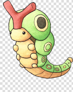  010 Caterpie    011 Metapod    012 Butterfree  HD Png Download