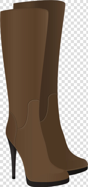 Female Brown Boots Png Clipart   Riding Boot  Transparent Png