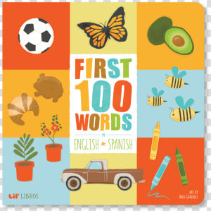 First 100 Words In English And Spanish  Bilingual  HD Png Download