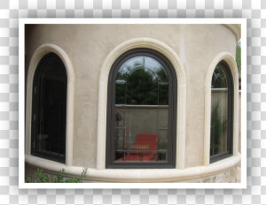 Transparent Arch Window Png   Arched Windows Stucco Trim  Png Download